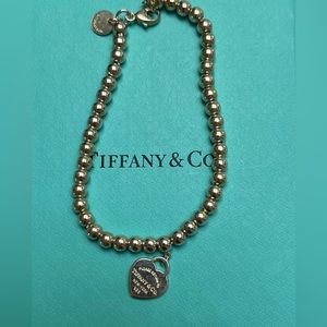 AUTHENTIC TIFFANY’s Return to Tiffany™ Heart Tag Bead Bracelet